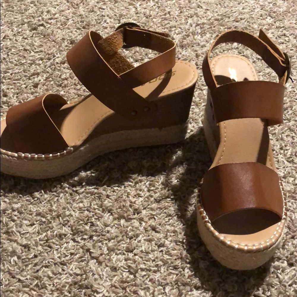Brown heels